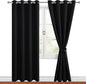 Hiasan Blackout Curtains for Bedroom, 52 x 84 Inches Long by Hiasan
