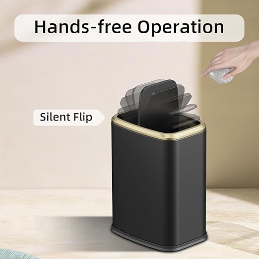 8L/2.1 Gallon Small Bathroom Trash Can - Image 4