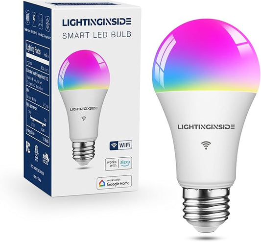 Lightinginside Smart Light Bulbs 100W Equiv., 1350LM 11W Smart Bulb Works by Lightinginside