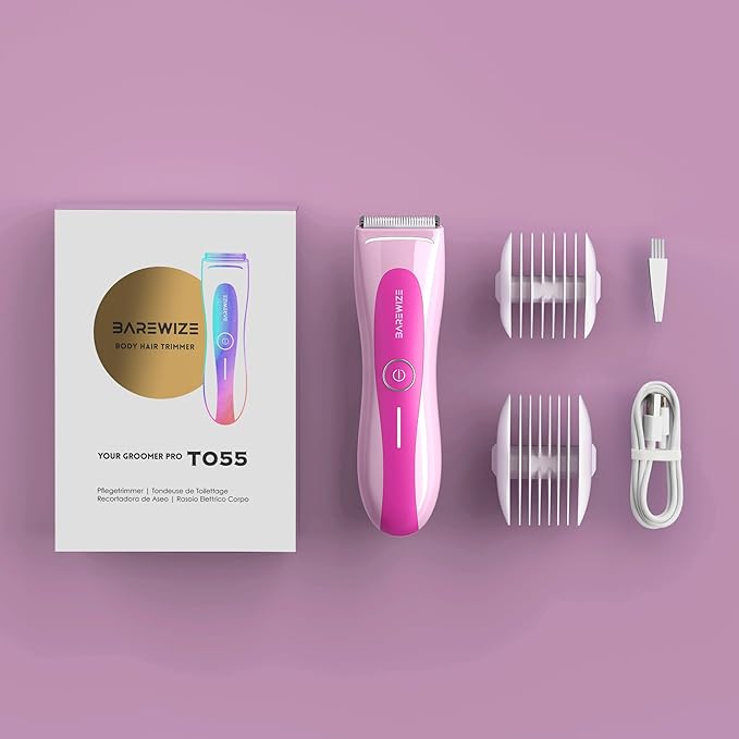 BAREWIZE Bikini Trimmer for Women, Electric Shaver for Women | LED Light - Image 9