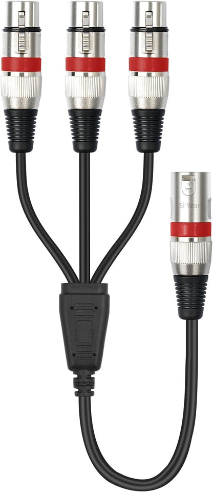 SiYear XLR Splitter Cable 3 Way - Image 2