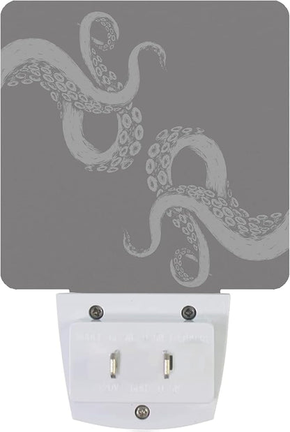 Smoaffly Octopus Night Light Plug-in LED Nightlights Auto Sensor Night Lamp - Image 3