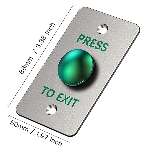 Push to Exit Button for Door Access Control - Image 2