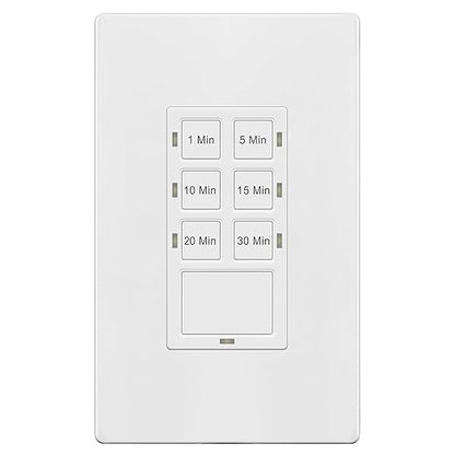 TG 30 Minute No Neutral Wire Countdown Timer Switch, 1-5-10-15-20-30 Min by TG