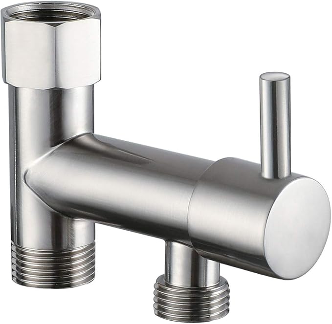 Bidet Sprayer for Toilet, Pressure Adjust Bidet Wand, Double Shut-Off Brass - Image 5