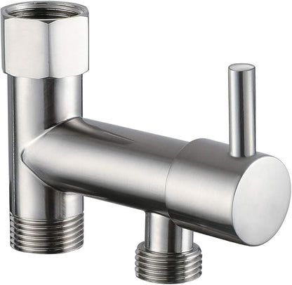 Bidet Sprayer for Toilet, Pressure Adjust Bidet Wand, Double Shut-Off Brass - Image 5