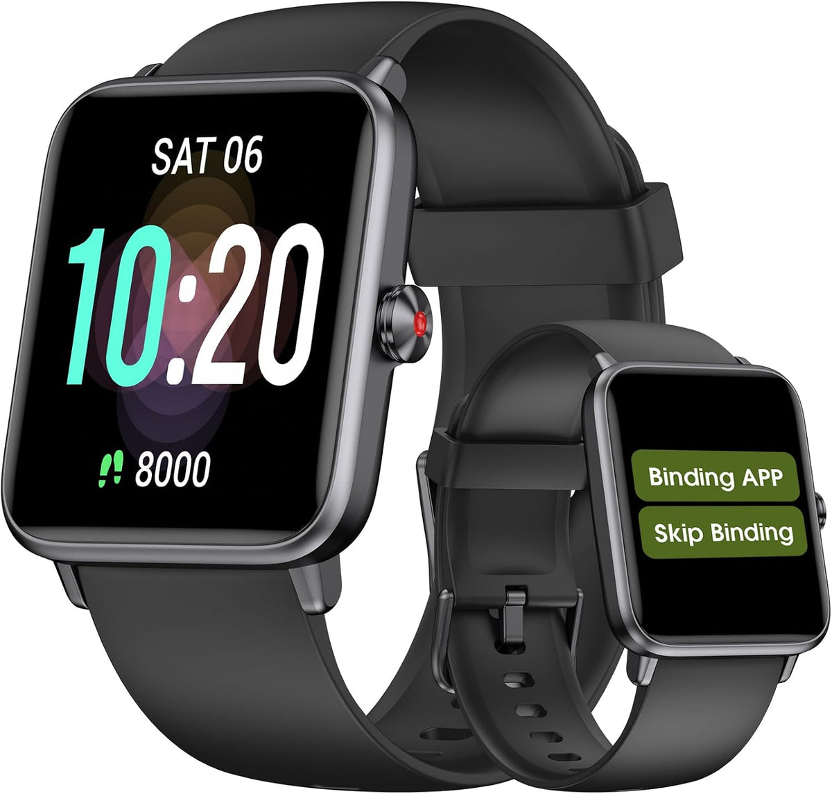 pedometer watch, no app no phone required, senior, main product view