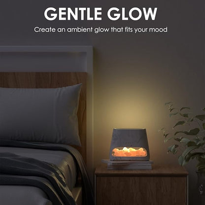 SALKING 2-in-1 Ultrasonic Essential Oil Diffuser & Himalayan Salt Lamp - Image 5