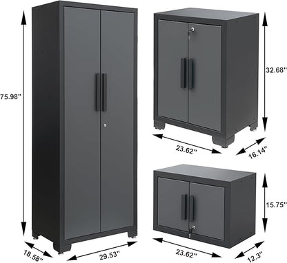 Torin 12 Piece Garage Storage Cabinet Set: Workshop Tool Organizer Chest - Image 6