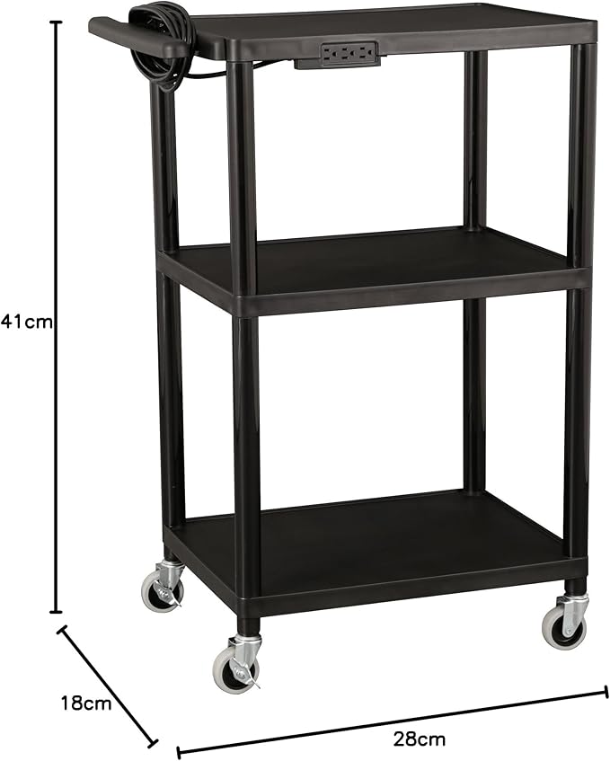 Norwood Commercial Furniture Mobile Utility AV Cart - Image 7