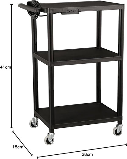 Norwood Commercial Furniture Mobile Utility AV Cart - Image 7
