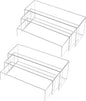 Chuangdi 2 Sets Acrylic Display Risers, Product Stand, Jewelry Display Riser by Chuangdi