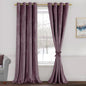 JIUZHEN Super Soft Velvet Curtains 120 inch, Thermal Insualted Smooth by JIUZHEN