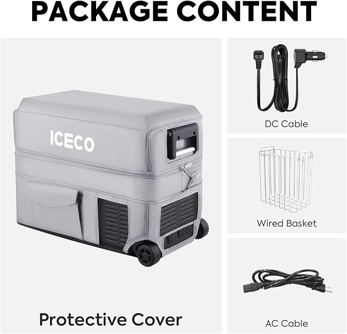 ICECO JP50 Pro Portable Refrigerator, 12Volt Car Fridge Freezer, Compact - Image 5