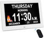10.1'' Extra Large Digital Clock, 1280*800p HD Display, Dementia Clock by Flyruit