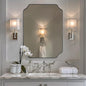 ANDY STAR Chrome Bathroom Mirror, 24x32 Inch Polished Chrome Rectangle Mirror by ANDYSTAR