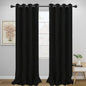 Easy-Going Blackout Curtains for Bedroom, Solid Thermal Insulated Grommet and by Easy-Going