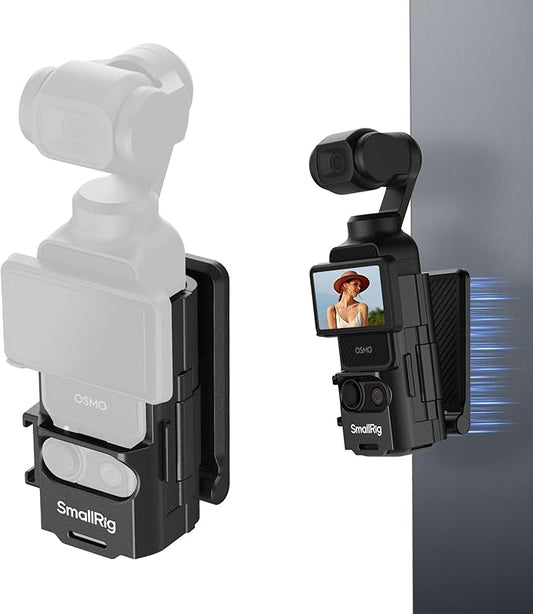 SMALLRIG Magnetic Mount Stand for DJI Osmo Pocket 3, 180° Adjustable Holder by SmallRig