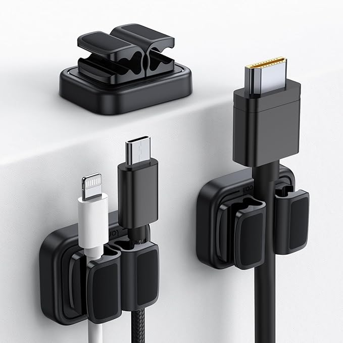 Lamicall Cord Organizer Spring Clip Holder by Lamicall