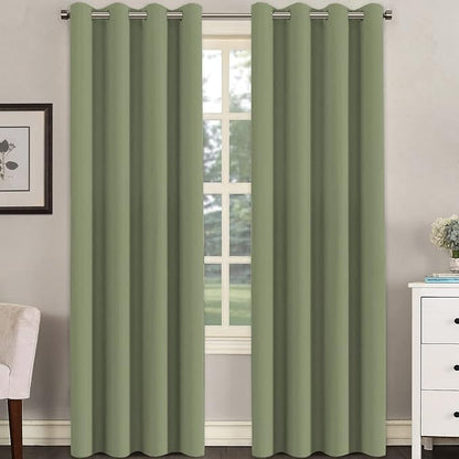 H.VERSAILTEX Premium Blackout Thermal Insulated Room Darkening Curtains by HVERSAILTEX