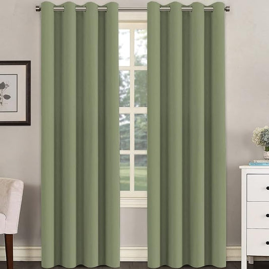 H.VERSAILTEX Premium Blackout Thermal Insulated Room Darkening Curtains by HVERSAILTEX