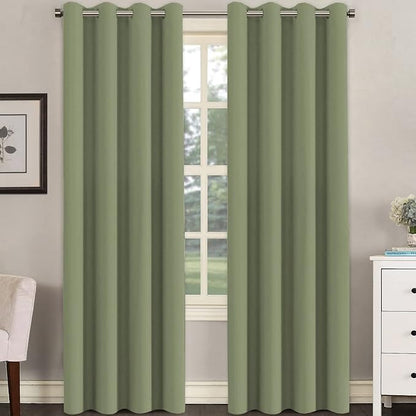 H.VERSAILTEX Premium Blackout Thermal Insulated Room Darkening Curtains by HVERSAILTEX