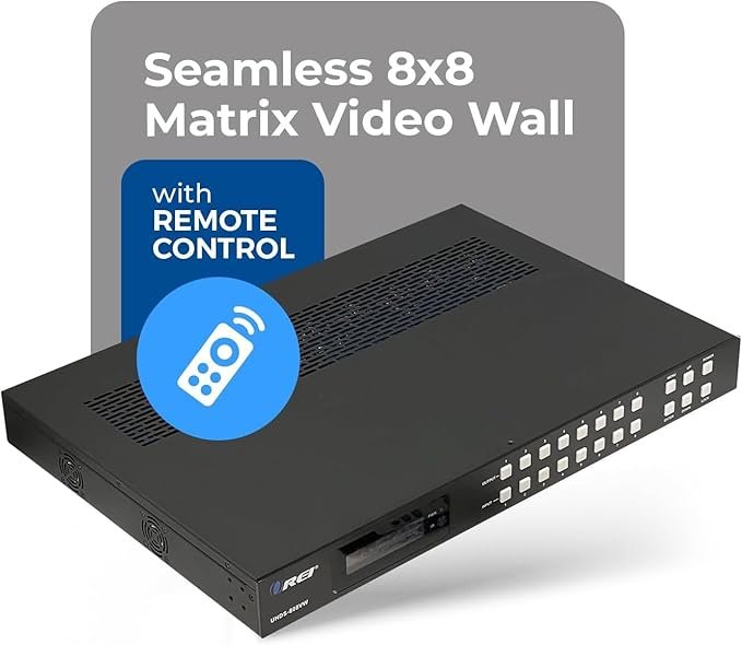 OREI 4K 8x8 Seamless HDMI Matrix Switch Video Wall Controller HDMI Processor - Image 4