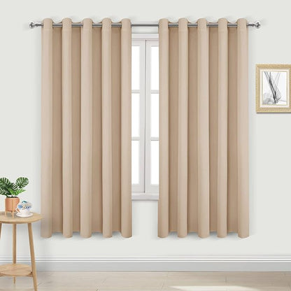 DWCN Blackout Curtains Room Darkening Thermal Insulated Grommet Light Blocking by DWCN