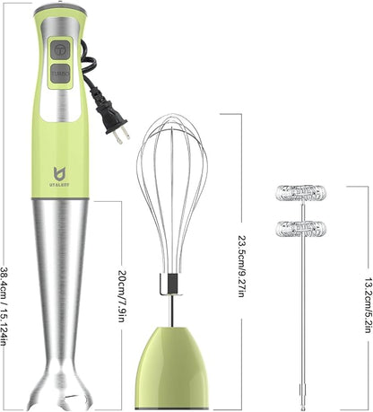 Immersion Hand Blender, UTALENT 3-in-1 8-Speed Stick Blender - Image 6