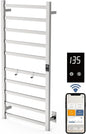 Smart Wireless Electric Towel Warmer | Blade Thin 10 Bar Design | Hardwired & by Topdattion
