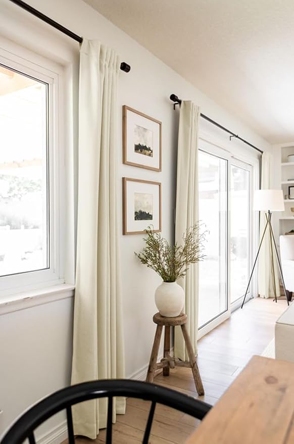 100% Blackout Shield Linen Blackout Curtains - Image 5