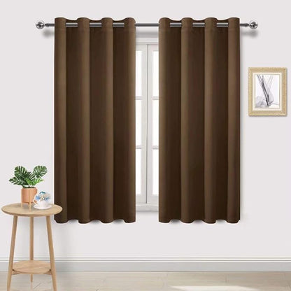 DWCN Brown Room Darkening Blackout Curtains, Thermal Insulated Privacy Energy by DWCN
