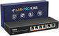 6 Port 10G Ethernet Switch Unmanaged, 4 x 2.5G Base-T Ports, 2 x 10Gb RJ45 Ports by YuanLey