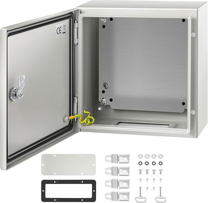 VEVOR NEMA Steel Enclosure, IP66 Waterproof & Dustproof, Outdoor/Indoor by VEVOR