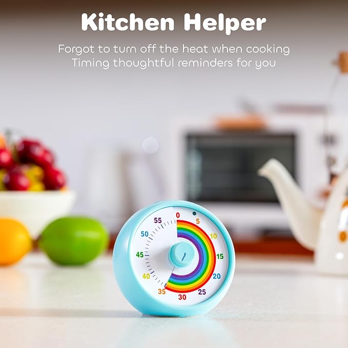 Visual Timer for Kids, 60-Minute Countdown for Classroom Office Kitchen - Image 6