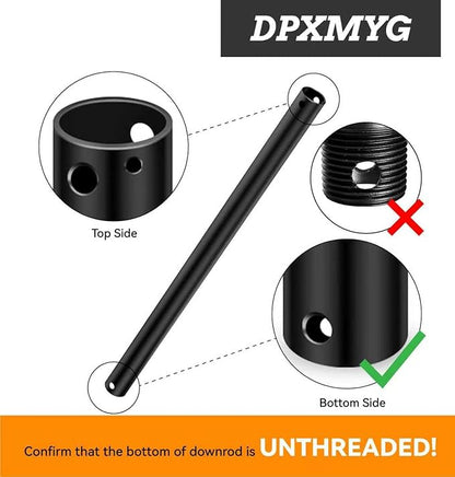 DPXMYG 72 inch Ceiling Fan Downrod - Image 2