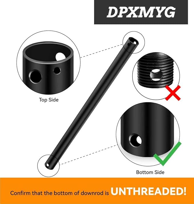 DPXMYG 60 inch Ceiling Fan Downrod - Image 2