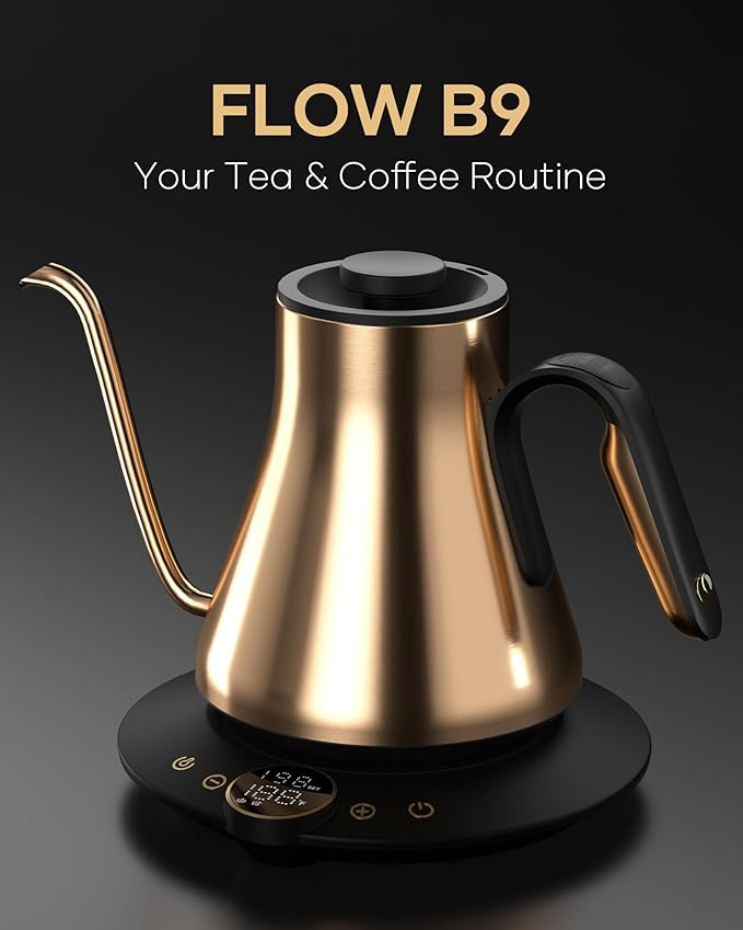 Cocinare FLOW B9 Gooseneck Electric Kettle, Precise Temperature Control - Image 2