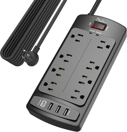 Surge Protector Power Strip by Nuetsa