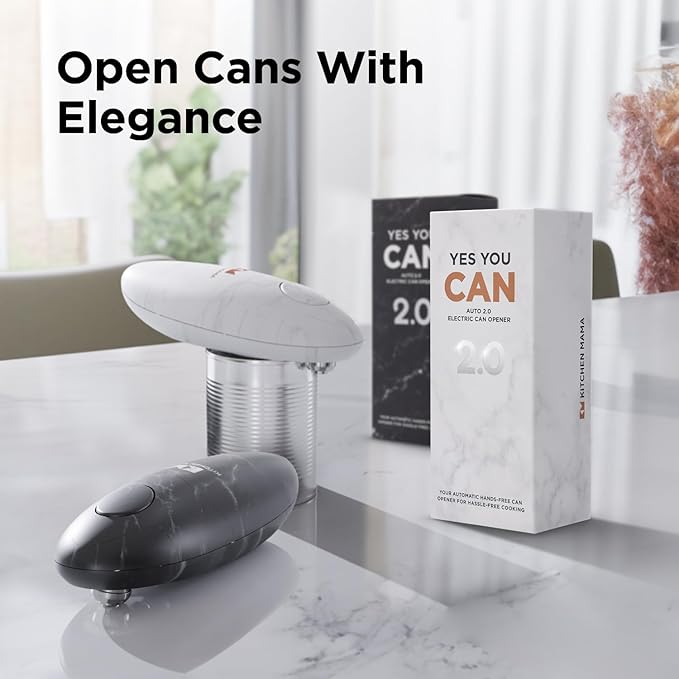 Kitchen Mama Auto 2.0 Electric Can Opener: Blade Opens Almost Any Can Pop or - Image 5