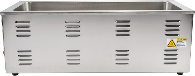 Winco Electric Portable Food Pan Warmer, 1500 W, 4/3 Size - Image 4