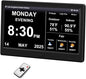 2025 Digital Clock with Weather Forecast & Temperature/Humidity Large Display by TIMEMOON