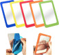 5 Pcs Small Mirrors for Kids Unbreakable Shatter Proof Mirror 6 x 4 Inches Round Corners Square Unbroken Mirrors for School Classroom Bathroom DIY Crafts (Bright Colors)