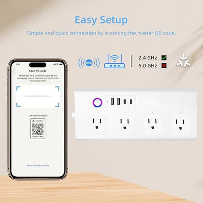 Matter Smart Power Strip, Works - Image 6