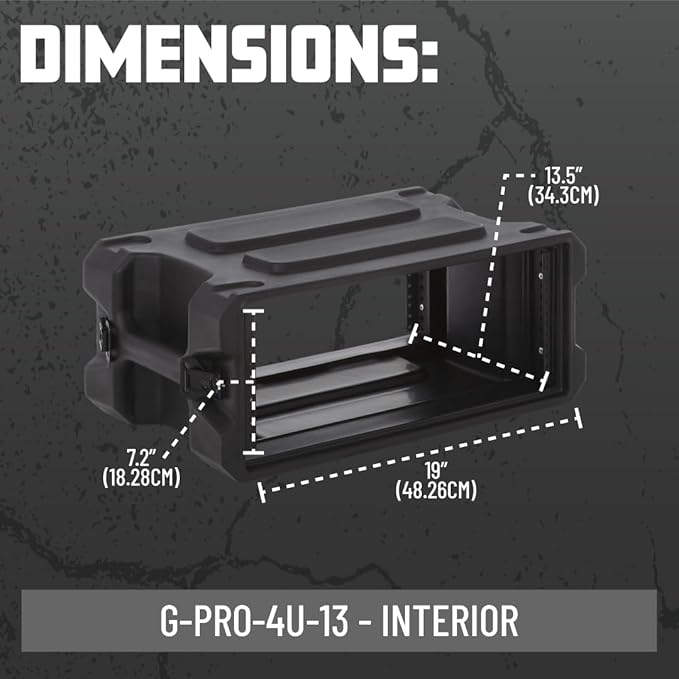 Gator Cases Pro Series 4U Rack Case - Image 6