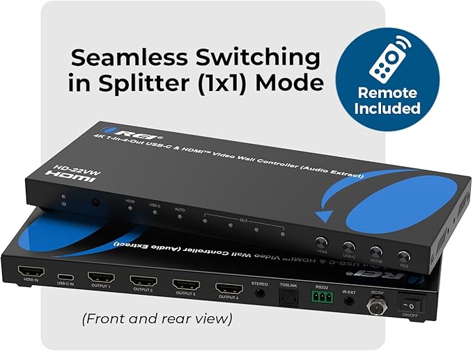 OREI 4K Video Wall Controller for Multi-Screen Display - Image 2