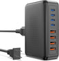 200W USB C Charging Station, 8-Port GaN USB C Charger Block, PD 65W Desktop by Essri