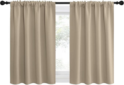 NICETOWN 2 Panels Blackout Curtains, Rod Pocket Thermal Insulated Drapes - Image 4