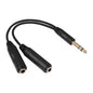 SiYear 6.35mm 1/4 inch Male Plug Stereo to 2 Dual 1/4 "TRS Female Jack by SiYear