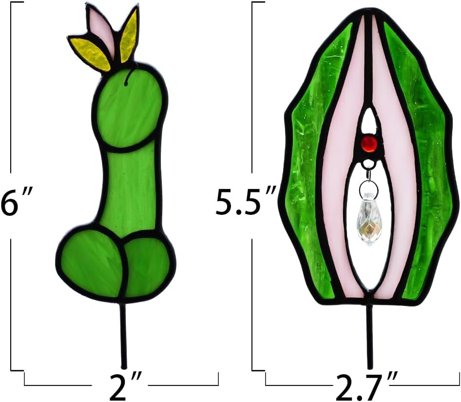 Cactus Decor Stained Glass Suncatcher,Cacti Decor Sun Catcher Indoor Window for Livingroom,Succulent Plant Ornament Cacti Suncatcher for Tabletop Windowsill Shelf(No Pot)